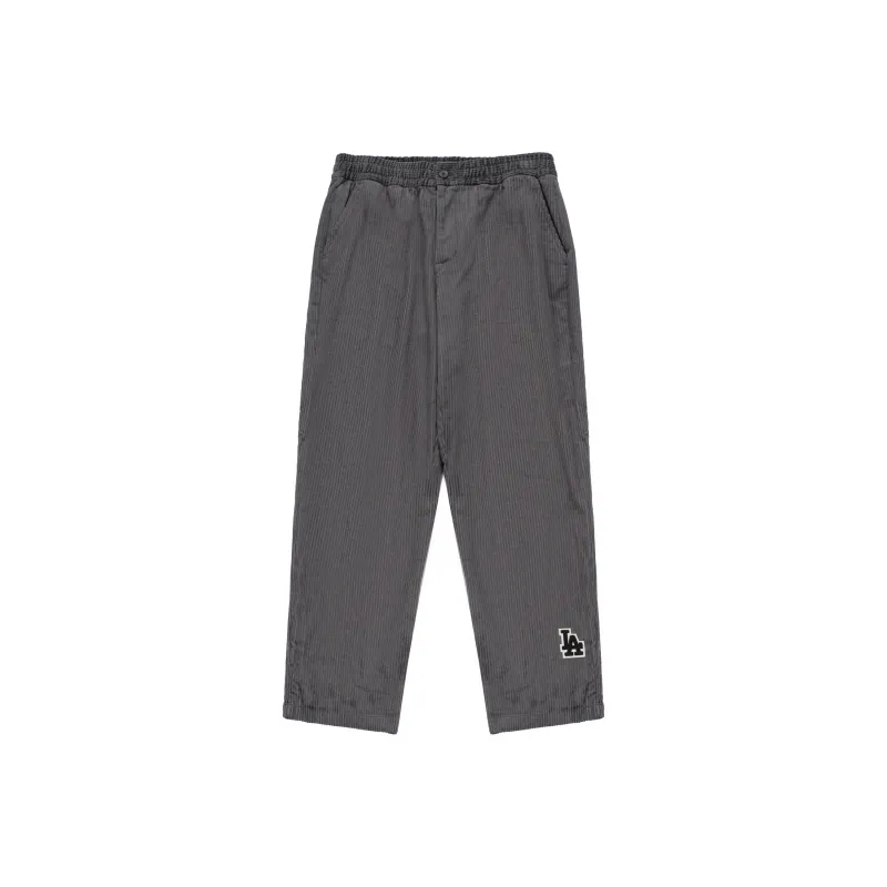 MLB Los Angeles Dodgers Casual Pants Unisex Charcoal Gray-0