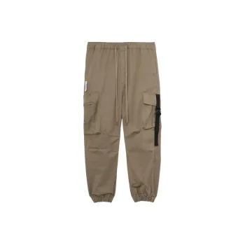 MUSIUM DIV Drawstring Tapered Cargo Trousers