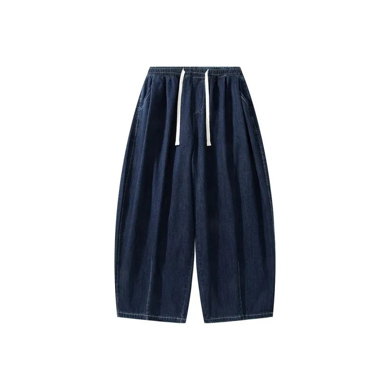 YINLEI Jeans Men Dark Blue-0