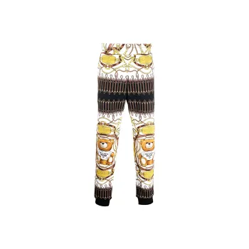 MOSCHINO Graphic Printed Wide Leg Trousers