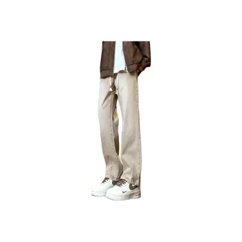 UPXIW Jeans Unisex Light Khaki