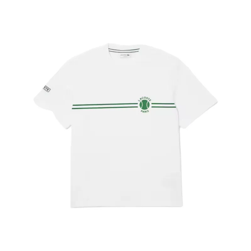 LACOSTE Printed Embroidered T shirt-0