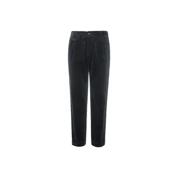 DAVID NAMAN Casual Pants Men's Navy Blue