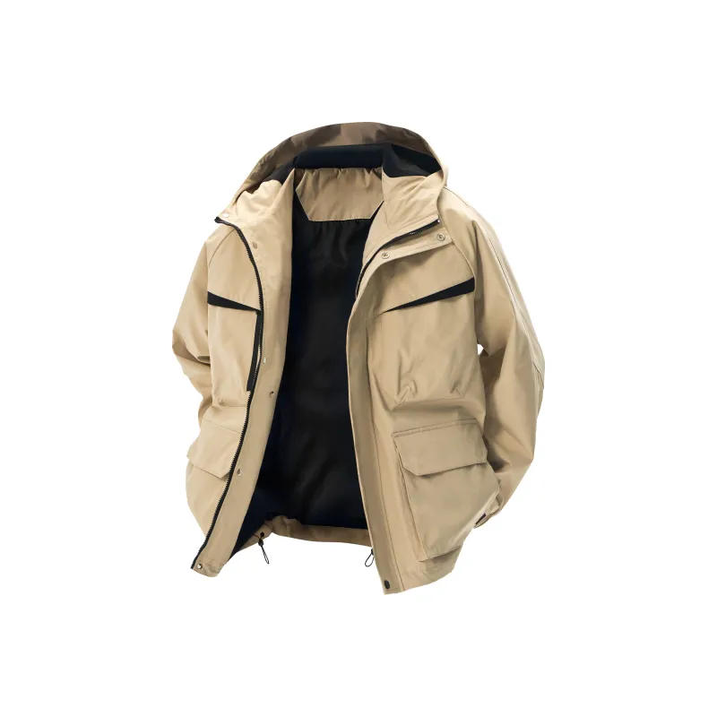 KIRHNE Jackets Coats Unisex Amber Black-2