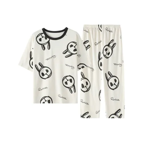 Lan Miao Pajama Set Women's Ivory