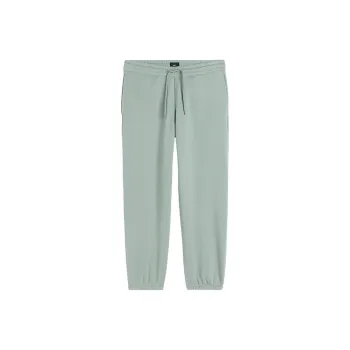 H&M Knitted Sports Pants Men's Light Khaki Green