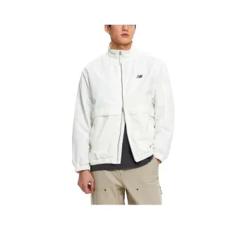 New Balance UNI ESSHeritage Jackets Coats Unisex Ivory