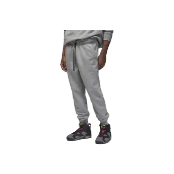 JORDAN Knitted Sweatpants Men Light Gray