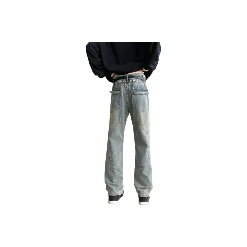 FONDLOOK Jeans Unisex Blue