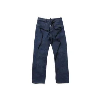 Ann Demeulemeester Herme 5 Pocket Slim Fit Cropped Trouser