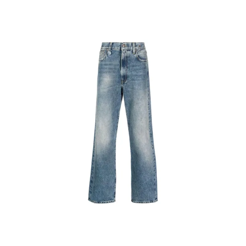 R13 Distressed Straight-leg Jeans-0