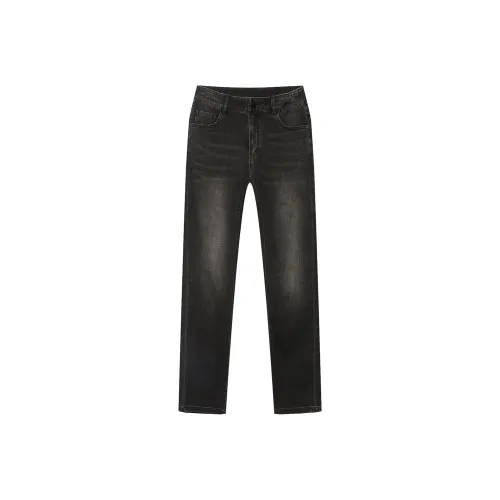 TCH Jeans Unisex Black With Silver Logo
