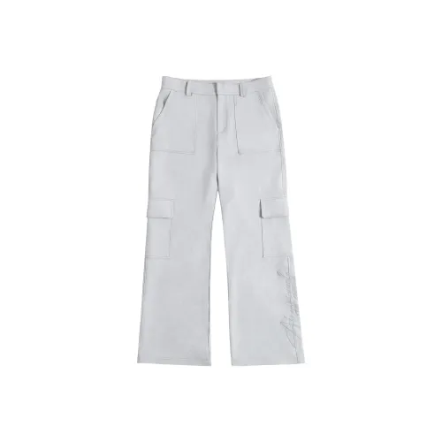 Atry Flower Body LOGO Series Cargo Pants Unisex Gray Blue
