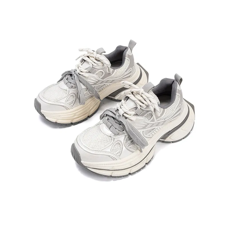 EXULL Q Balance Lightweight Height Increasing Low Top Chunky Sneakers Women's-1
