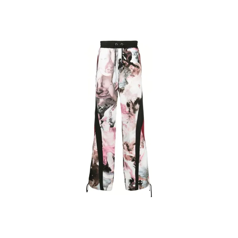 BALMAIN Pastel Printed Drawstring Track Pants-0