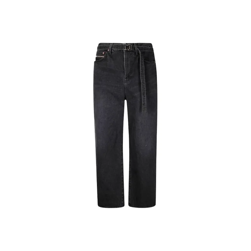 Sacai Wide leg Jeans-0
