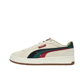 PUMA Court Classico Anti Slip Wear Resistant Low Top Skateboard Shoes Men's Beige