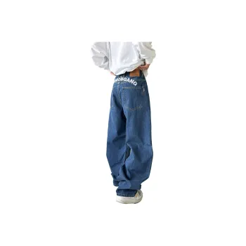 404MOB GANG Jeans Unisex Blue