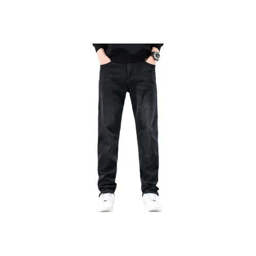 Jeep SS24 Jeans Men's Black Gray Color