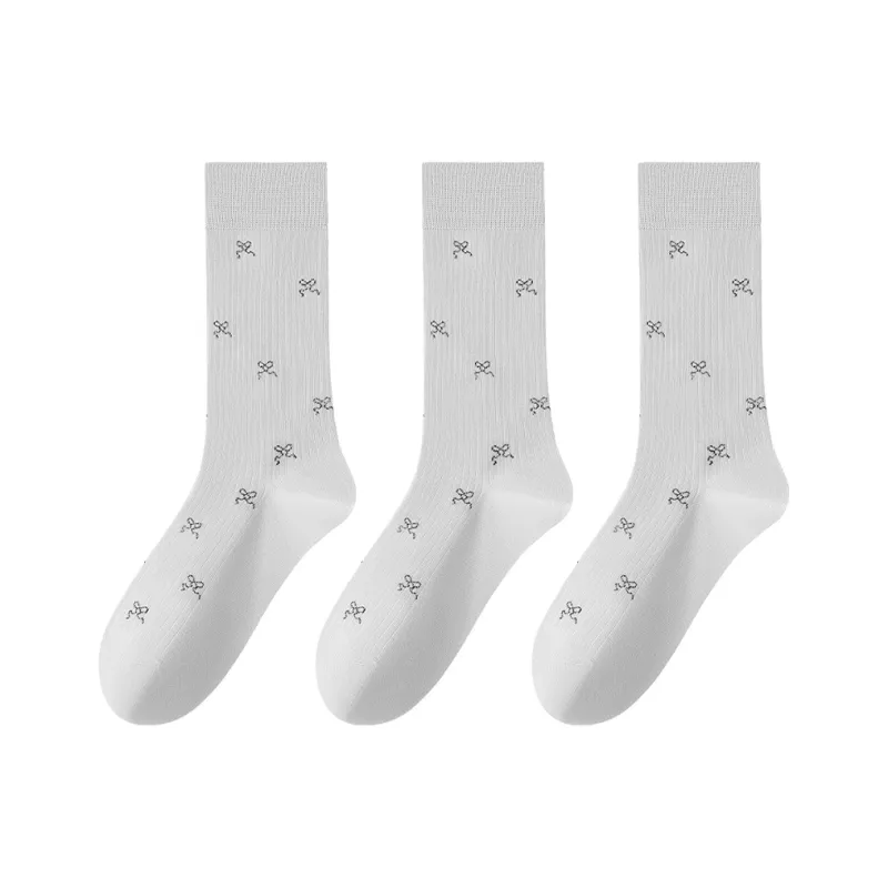 MIIOW Mid Calf Socks Women's 3 Pack-15