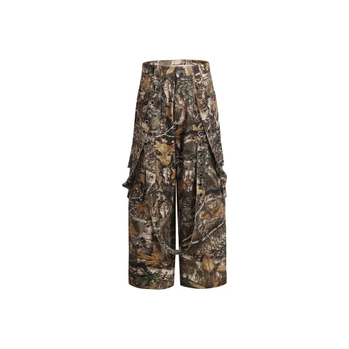 DND4DES Jeans Unisex Leaf Camouflage