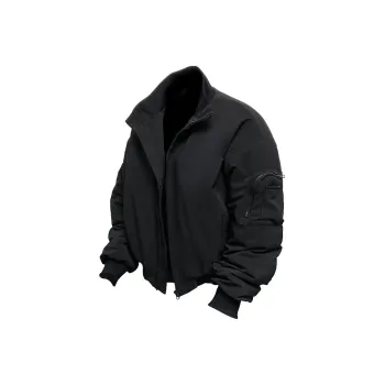 HOZZS Jackets Coats Unisex Black