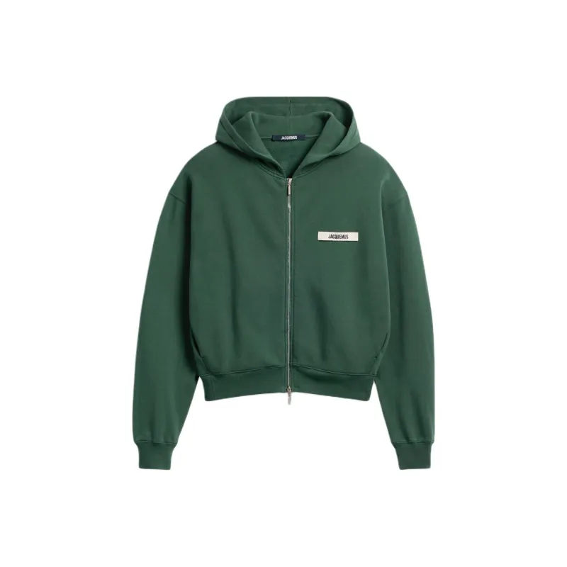 Jacquemus Le Hoodie Zip Gros Grain-0