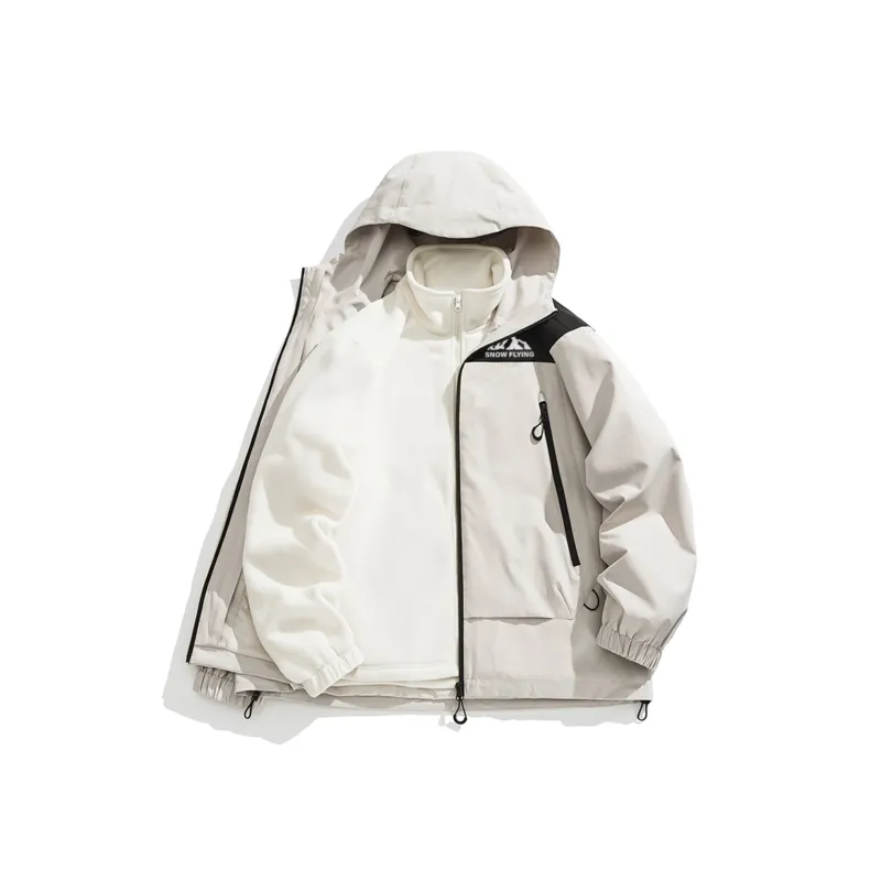 SNOW FLYING Jackets Coats Unisex Ecru-14