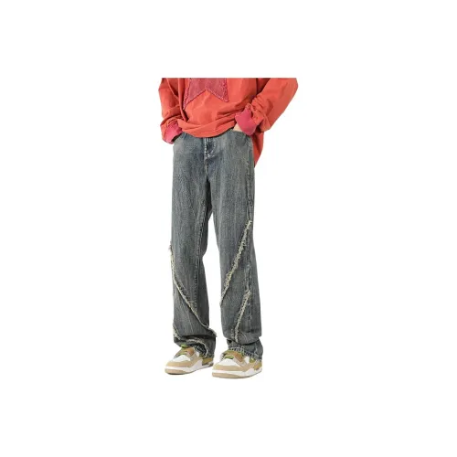 IJRJ Jeans Unisex Washed Color