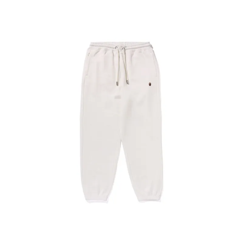 A BATHING APE Logo-patch Cotton Blend Track Pants-6