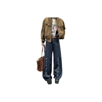 PANDA ADEVIL Jeans Unisex Vintage Blue