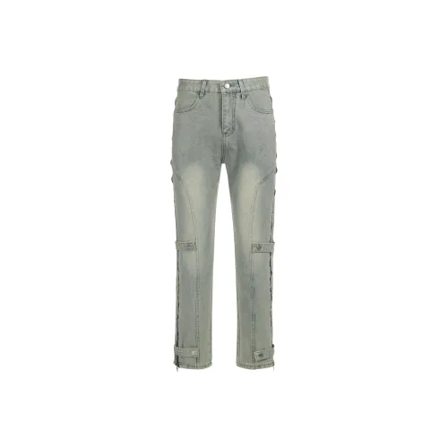 YearnObtainRainbow Jeans Unisex Yellow Mud