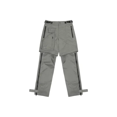 FARFROMWHAT FW22 FAR Far 3d Pocket Detachable Pants formal Gray Casual Pants Unisex Gray