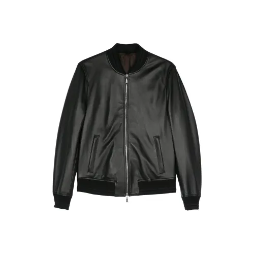 Tagliatore Justin Leather Bomber Jacket