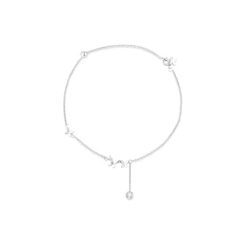 Love Link 925 Sterling Silver Anklets Women's