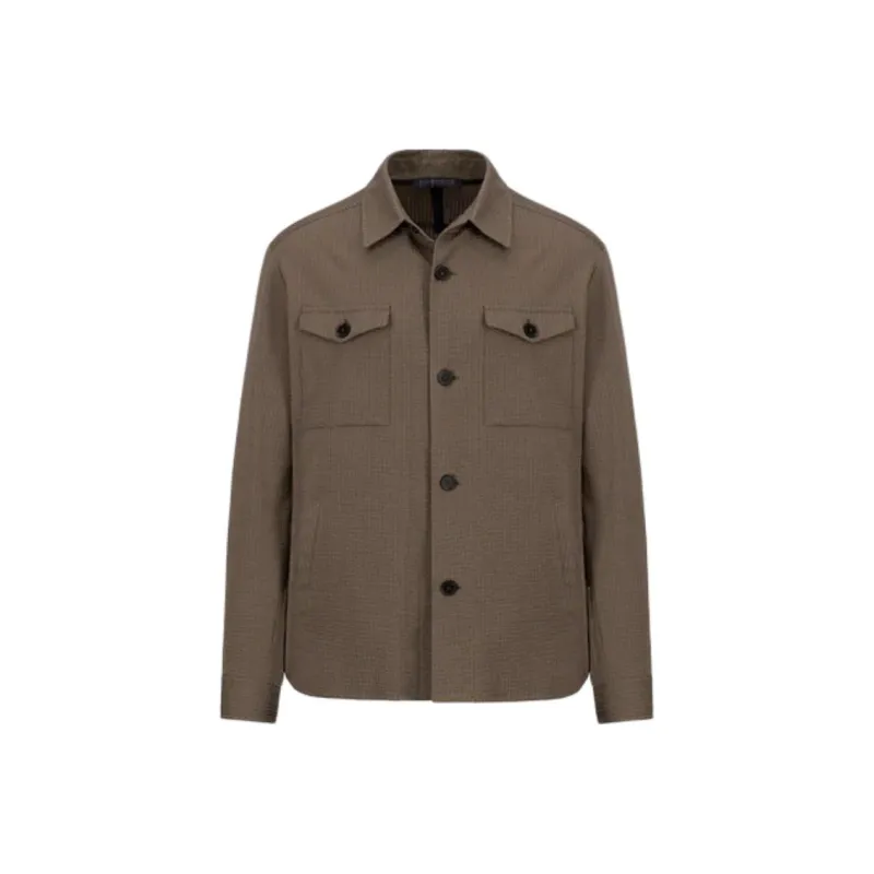 HARRIS WHARF LONDON Jackets Coats Men's Brown-0
