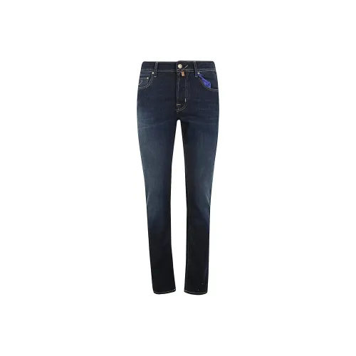 JACOB COHEN Bard Logo Embroidered Slim Fit Jeans