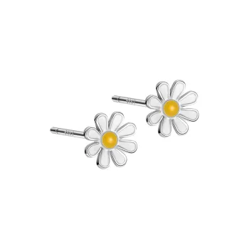The Years Are Quiet 999 Fine Silver Stud Earrings Women's