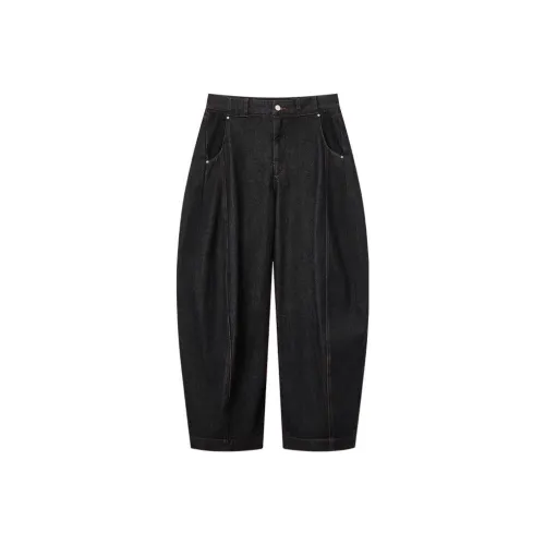 OPICLOTH Jeans Unisex Denim Black