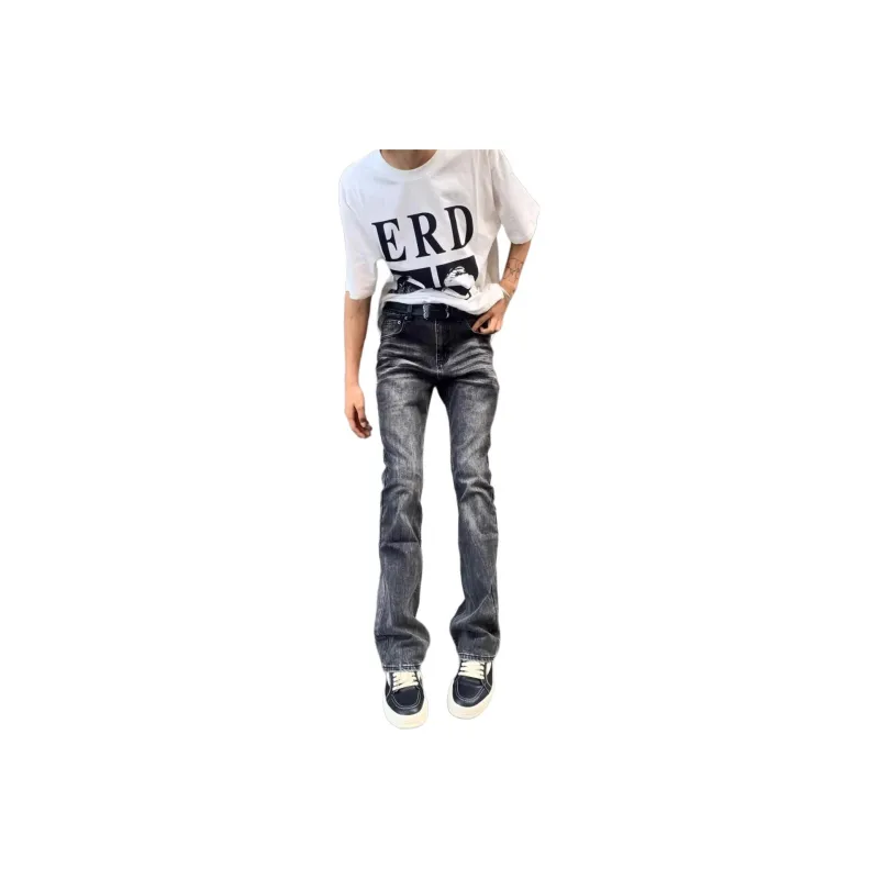 Weles Jeans Unisex Black Gray Color-0