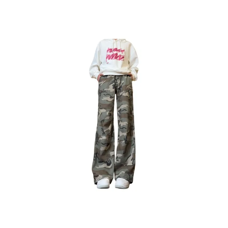 UPXIW Jeans Unisex Camouflage-0