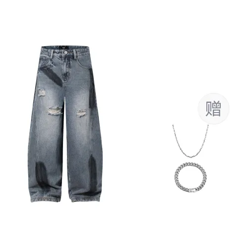 MINEPAIR Jeans Unisex Color Block