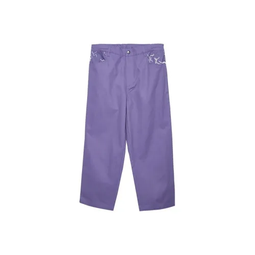 New Era Casual Pants Unisex Purple
