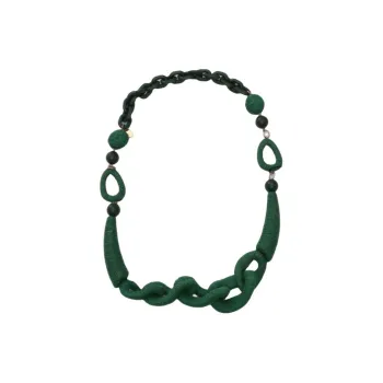 WEEKEND MaxMara Paper, Polyester Resin Necklaces Women's Green