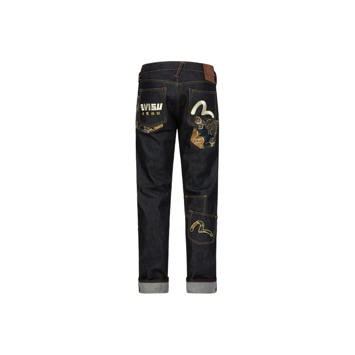 EVISU Jeans Men Denim Blue-0