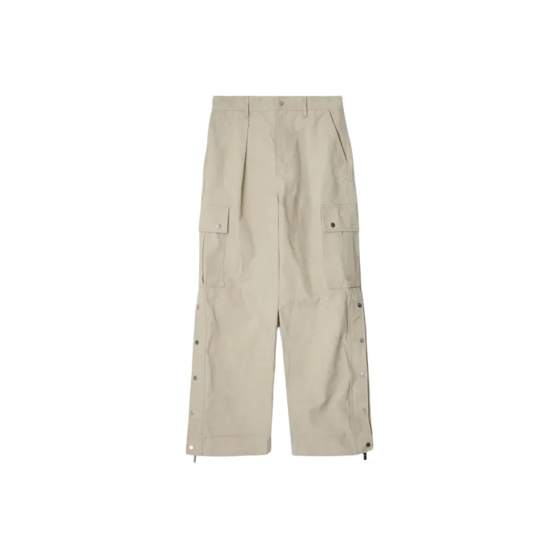 Burberry Wide Leg Cargo Trousers-0