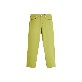 ZARA Jeans Men Yellow Green