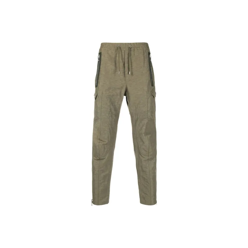 BALMAIN Knitted Sweatpants Men Green-0