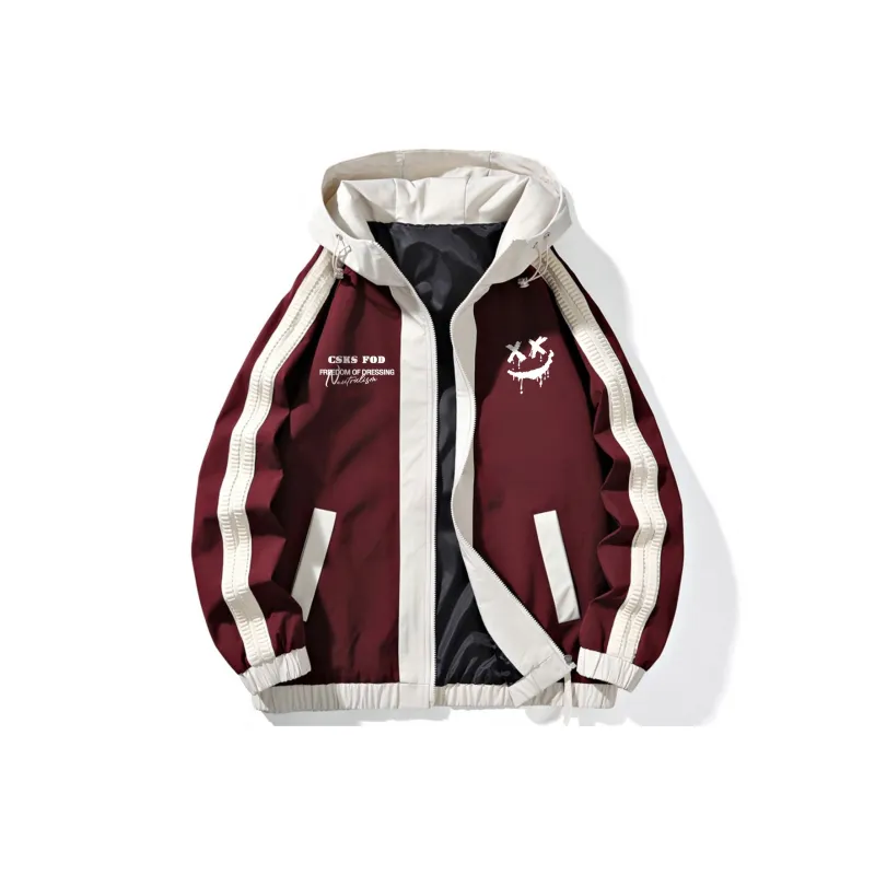 CSKS Jackets Coats Unisex New Burgundy-2
