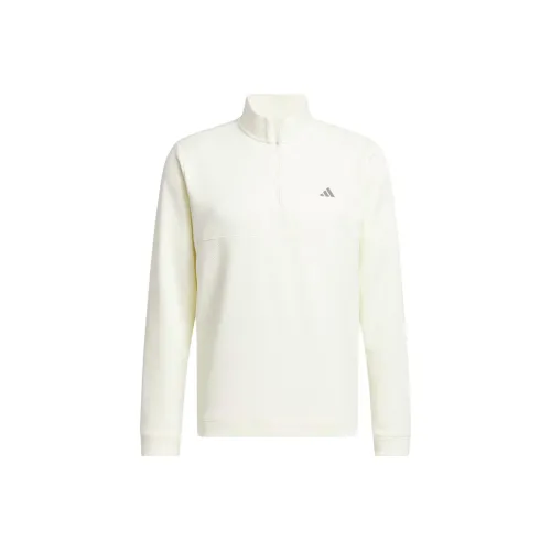 Adidas Ultimate365 Textured Quarter-Zip Top Jackets Coats Men's White